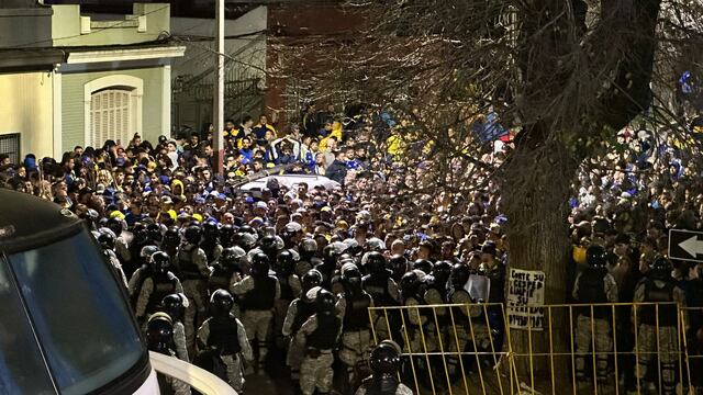 Más de 5000 hinchas de Boca se instalaron en Uruguay para alentar al equipo de Almirón en los octavos de final. / Gentileza.