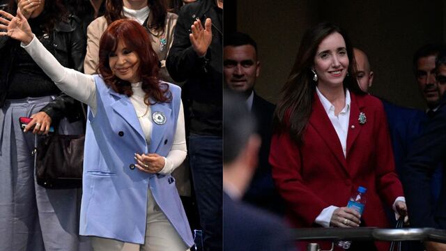 Cristina Kirchner y Victoria Villarruel