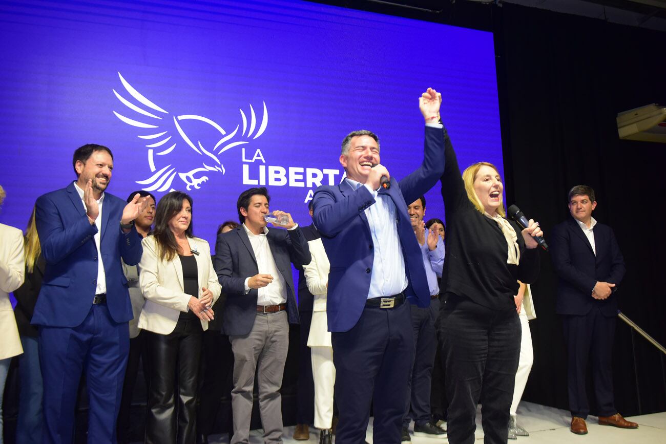 Lanzamiento de campaña de La Libertad Avanza.  (Nicolás Bravo / La Voz)