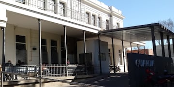 El chico lesionado fue derivado al Hospital Centenario en Rosario. (David Sarfati)