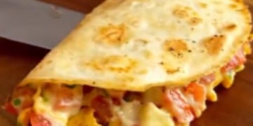 La receta exprés de taco de verduras.