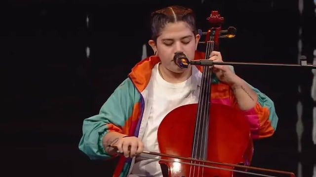 La formoseña sorprendió a los jurados con su presentación combinando beatboxing y violonchelo.