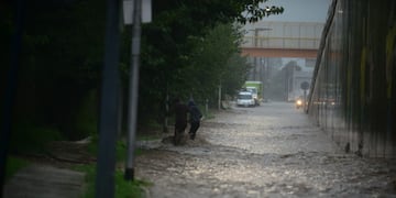 Intensa lluvia en Córdoba. (Imagen Ilustrativa)
