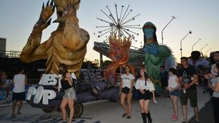 Desfile de Carrozas Gualeguaychú. Foto de archivo.