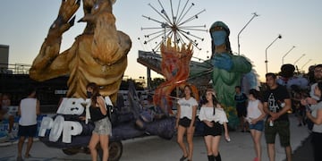 Desfile de Carrozas Gualeguaychú. Foto de archivo.