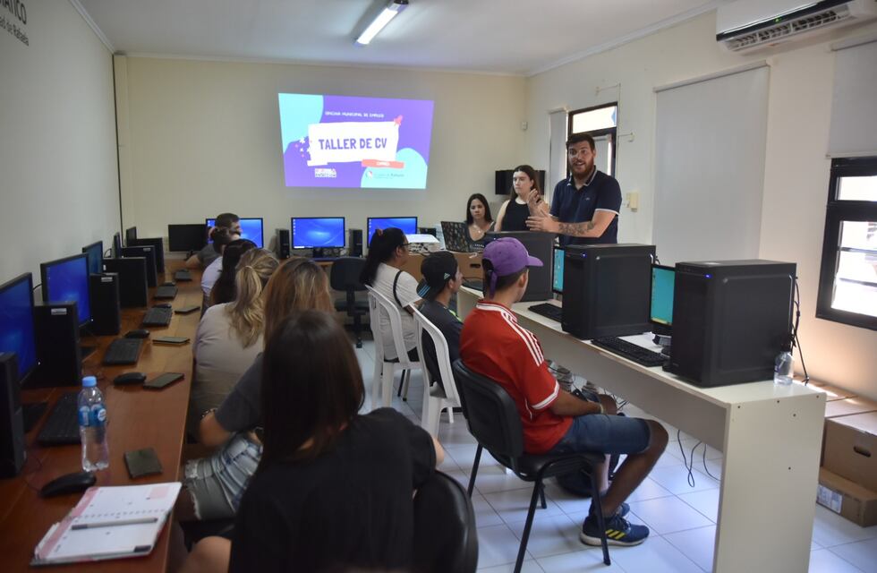 Se llevó adelante el “Taller de confección de CV” de la Oficina de Empleo