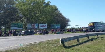 Corte en Ruta 3 y 226