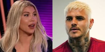 Wanda Nara y Mauro Icardi.