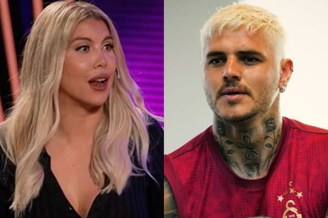 Wanda Nara y Mauro Icardi.
