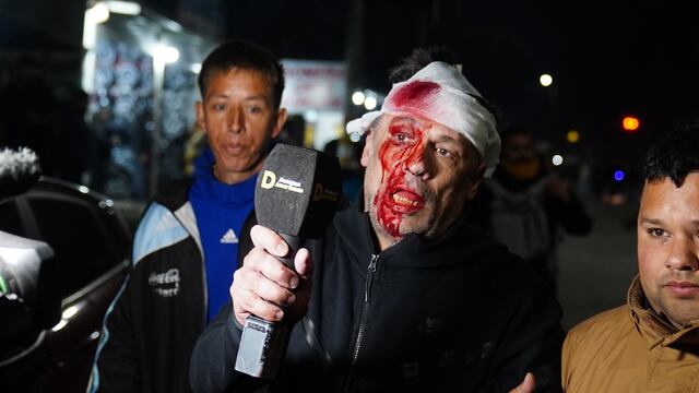 Mercatante fue agredido de un botellazo