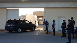 Luzi fue trasladado a la Cárcel de Cruz del Eje en un operativo especial de la Policía y el SPC. (Policía)