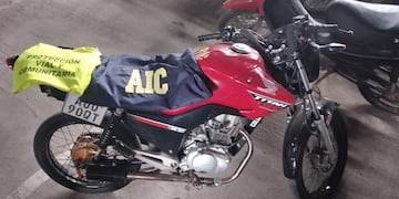 La moto adulterada que secuestró la AIC
