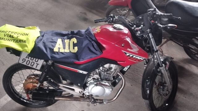 La moto adulterada que secuestró la AIC