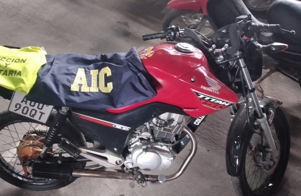 Recuperaron una moto adulterada y una bicicleta robada