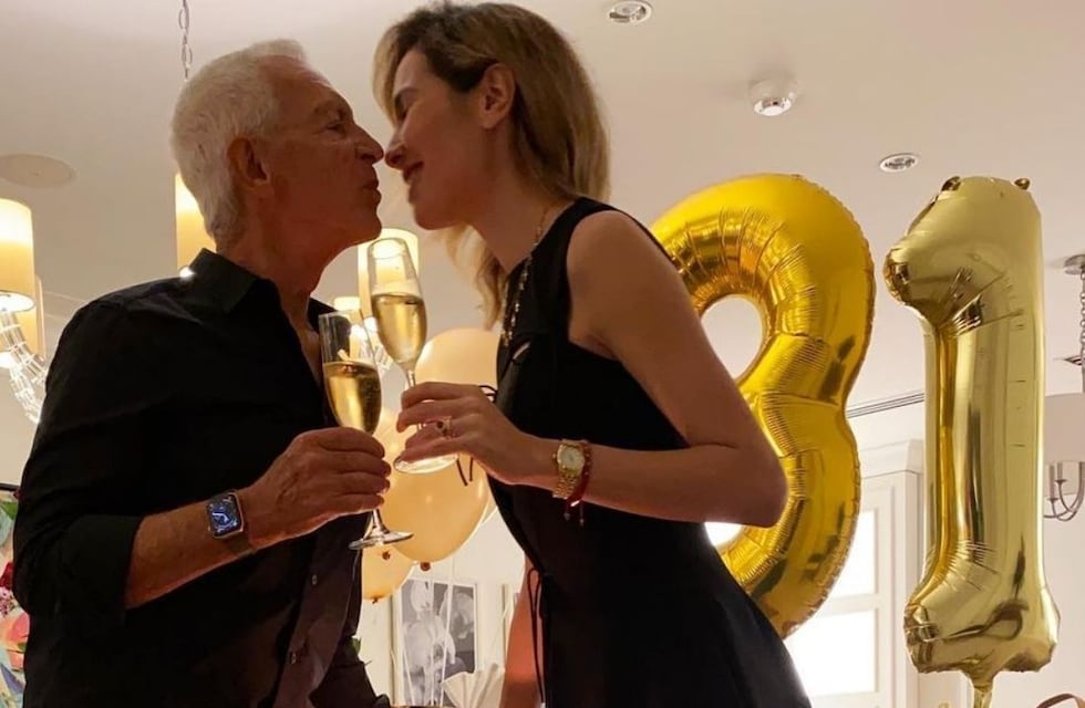 El video del festejo íntimo del cumpleaños de Elina Fernández con Eduardo Costantini en Florida