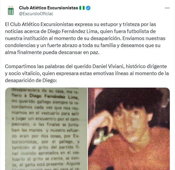 El recuerdo de Excursionistas