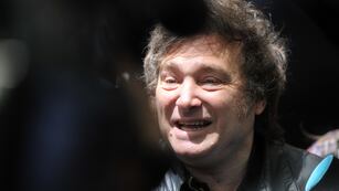 El candidato a la Presidencia de Argentina líder de La Libertad Avanza (ultrederecha), Javier Milei, fue elegido como presidente de Argentina. EFE/Enrique Garcia Medina