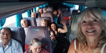 Salida recreativa de los residentes de geriátricos de Tres Arroyos