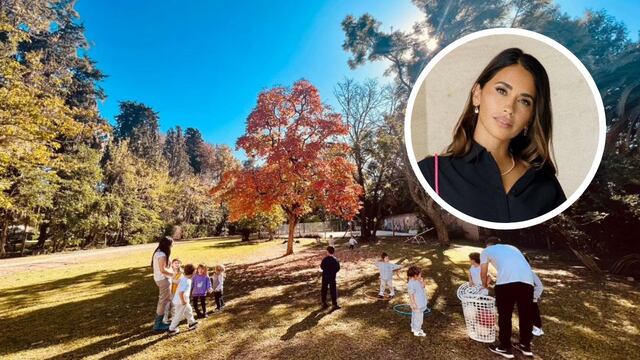Antonela Roccuzzo mostró como es el colegio Montessori que tiene su hermana Paula junto a tres socias.