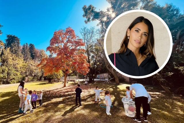 Antonela Roccuzzo mostró como es el colegio Montessori que tiene su hermana Paula junto a tres socias.