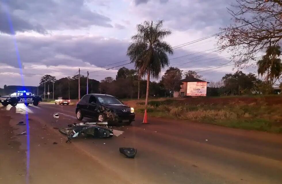 Dos lesionados tras accidentes de tránsito en Oberá