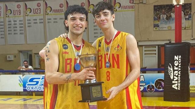 Tomás Gómez Lepez y Luca Del Grazia se consagraron en U 19 con Bahiense del Norte.