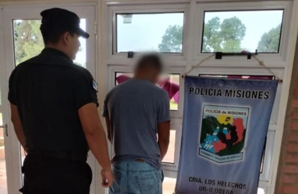 Oberá: intentó sustraer objetos de un automóvil, se le cayó la billetera y fue detenido