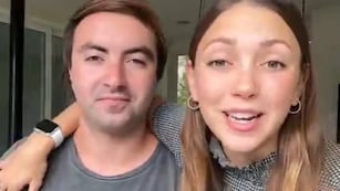 Gerson y su novia Daniela Batlle Casas