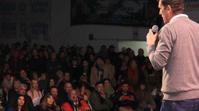 Así fue el cierre de campaña del candidato de Unión por la Patria.