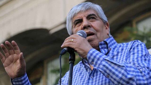 Hugo Moyano líder de Sindicato de Camioneros.