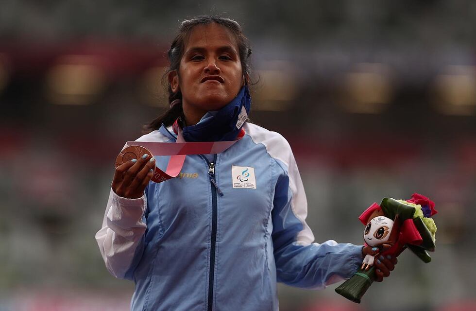 Yanina Martínez festejó con medalla de bronce en los Juegos Paralímpicos