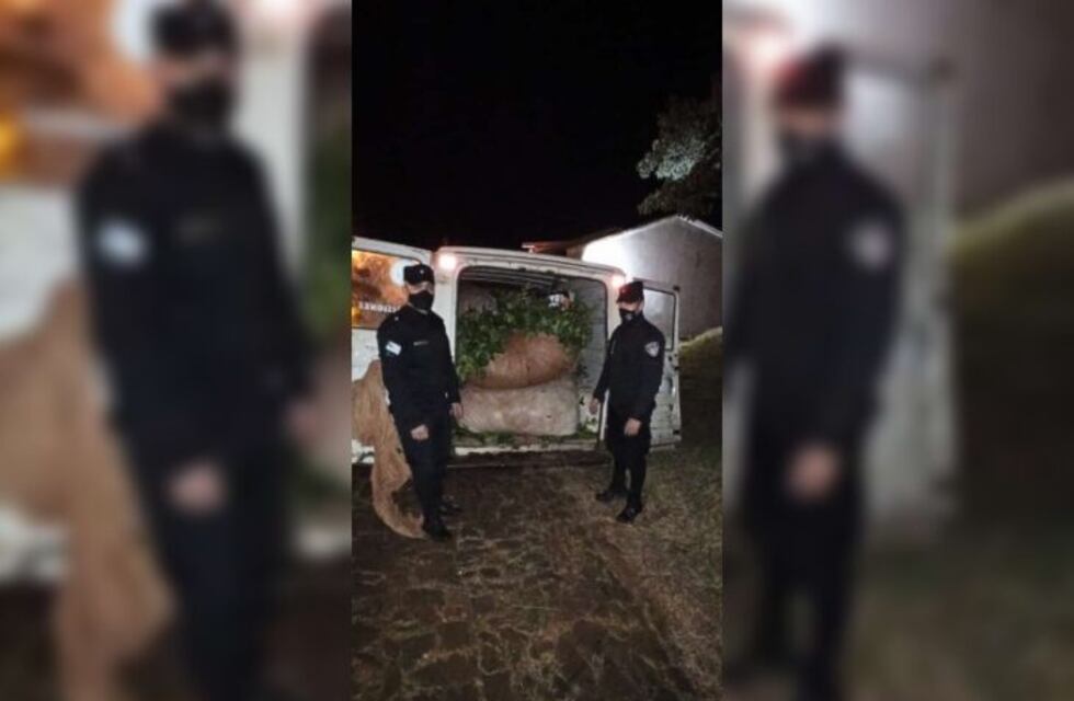 Oberá: frustran el robo de casi media tonelada de yerba mate