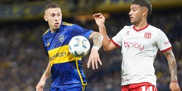 Boca contra Estudiantes por la fecha 11 de la Copa de la Liga. Foto: Marcelo Carroll - Clarín