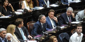 Diputados del bloque Hacemos Coalición Federal, presidido por Miguel Pichetto (Foto: Federico López Claro)