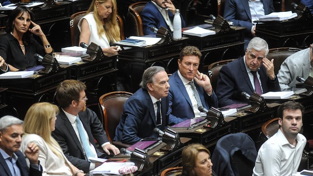 Diputados del bloque Hacemos Coalición Federal, presidido por Miguel Pichetto (Foto: Federico López Claro)