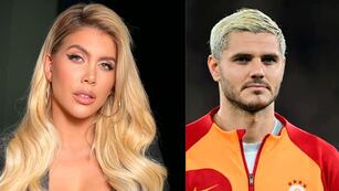 Wanda y Mauro Icardi. Foto: captura pantalla