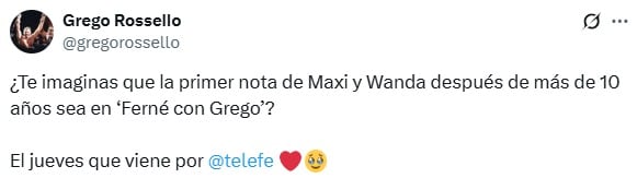 Grego Rossello sobre sus próximos invitados.