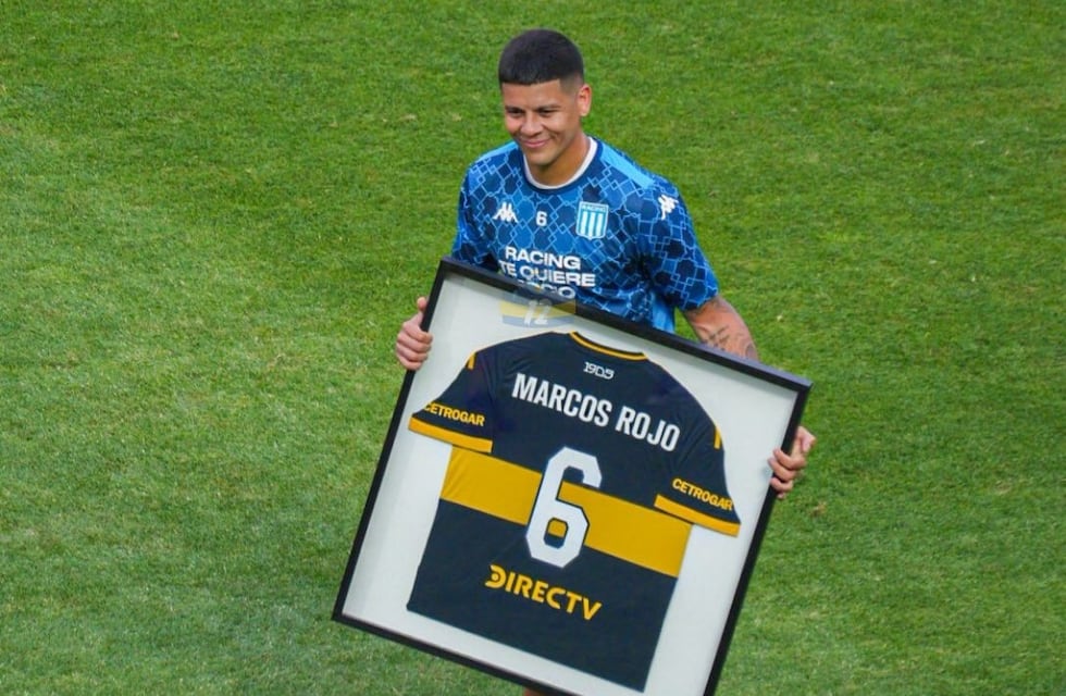 Homenaje a Marcos Rojo más el emotivo abrazo entre Costas y Úbeda en la previa de Boca - Racing
