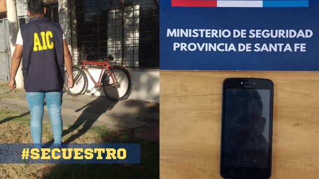 Celular recuperado por la AIC