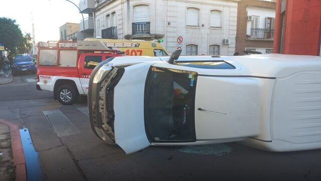 El accidente fue este lunes en el barrio de Alberdi.