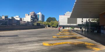 Así luce la Términal de Carlos Paz este lunes