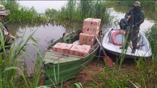 Secuestran cargamento de cigarrillos en Corpus.