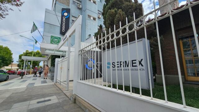 Importante robo en las oficinas de OSECAC Bahía Blanca. (Foto: Rodrigo García - La Nueva).