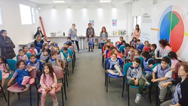 Alumnos del Jardín 915 visitaron la Planta de Separación de Residuos de Tres Arroyos