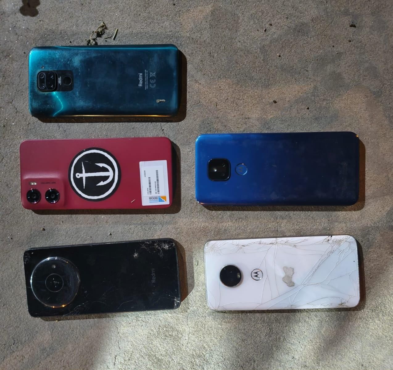 Parte de los elementos recuperados.