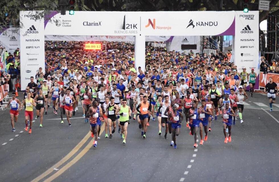 Diego Carnevalle, Gustavo Bravo y Diego Bergese corrieron la Media Maratón de la Ciudad de Buenos Aires