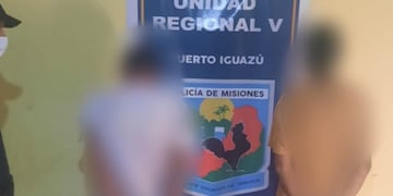 Dos individuos detenidos tras robar objetos en Puerto Iguazú.