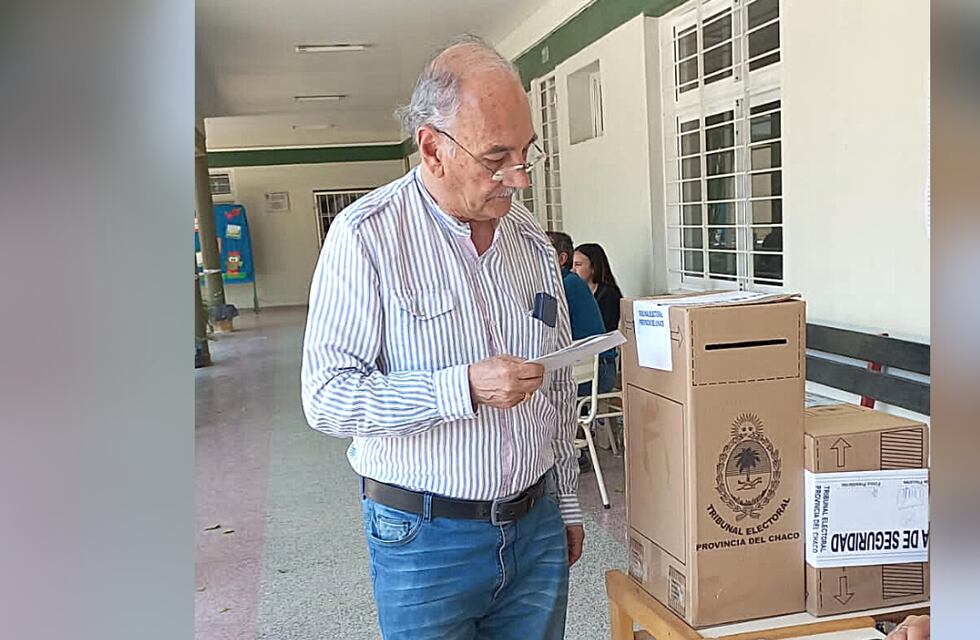Elecciones en Chaco: votó Juan Carlos Bacileff Ivanoff, se paró fuera de la grieta y cuestionó a “compañeros de boleta”