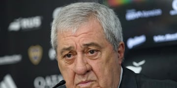 Jorge Amor Ameal habló sobre la decisión del VAR frente a Atlético Mineiro.