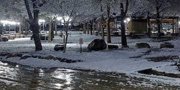 Nieve en el Día de la Primavera.